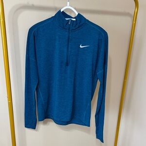 Nike Teal Long Sleeve Top with Logo